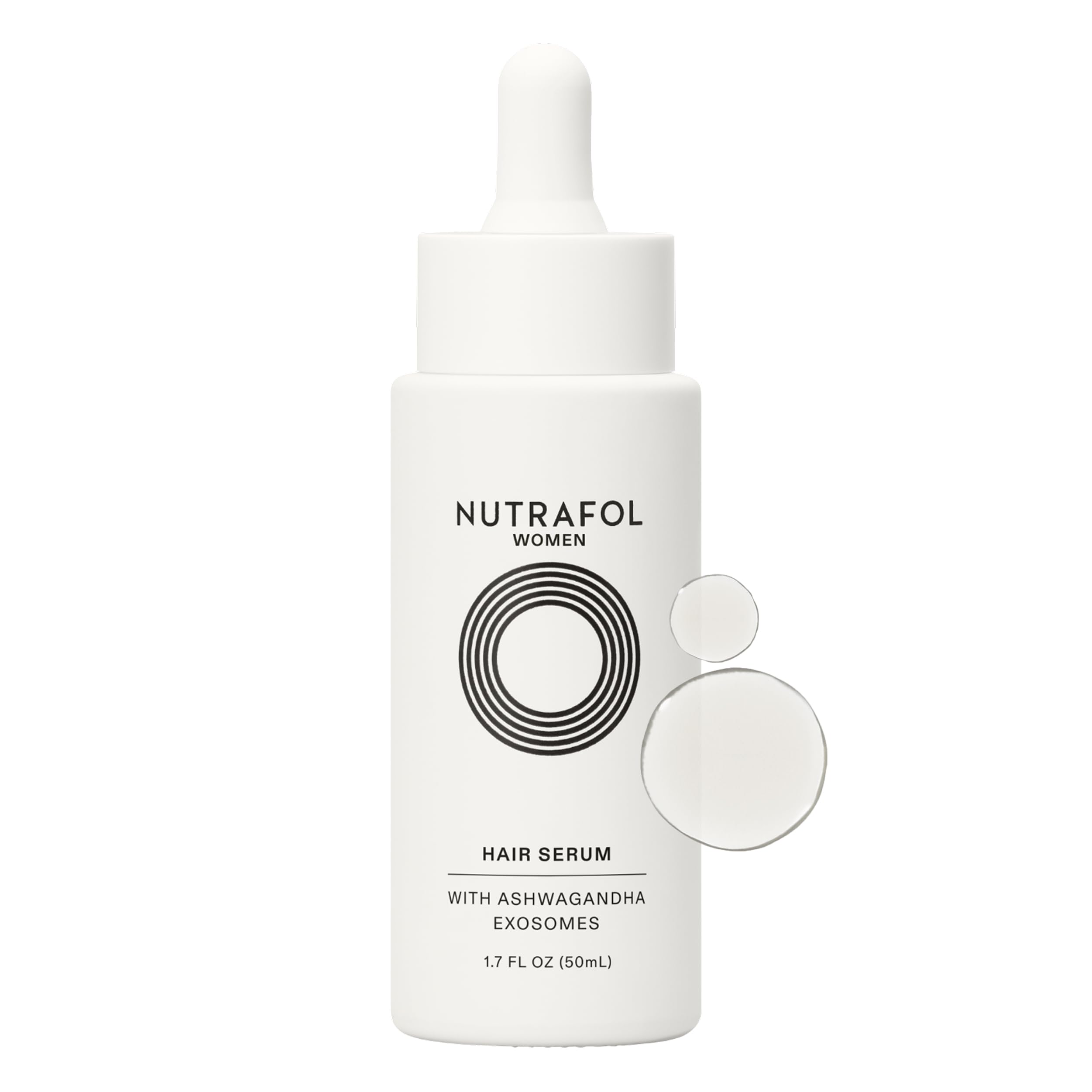 Nutrafol Women's Hair Serum, Supports Visibly Thicker and Stronger Hair, Vegan, Lightweight and Fast-Absorbing.