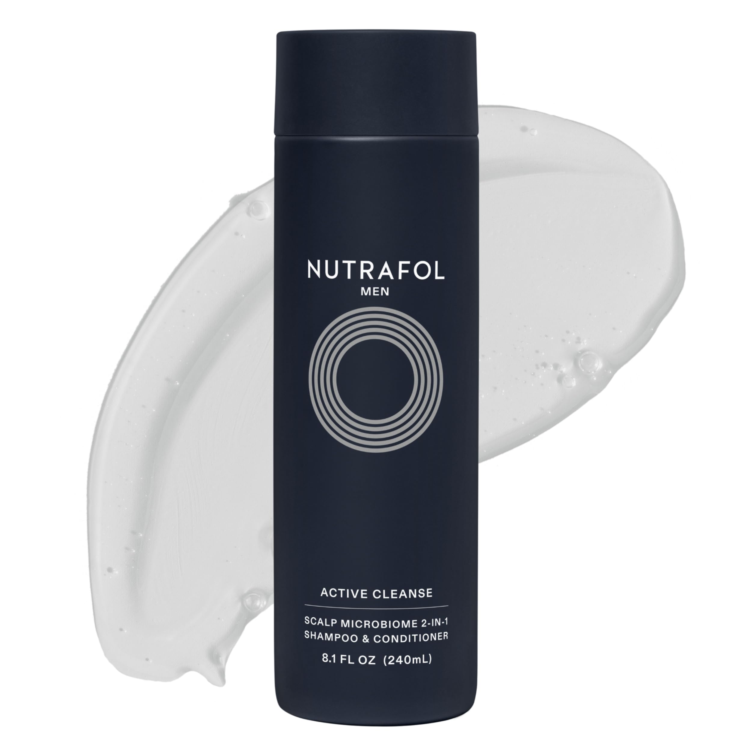 Nutrafol Men's 2-in-1 Shampoo and Conditioner for Thinning Hair, 8.1 Fl Oz