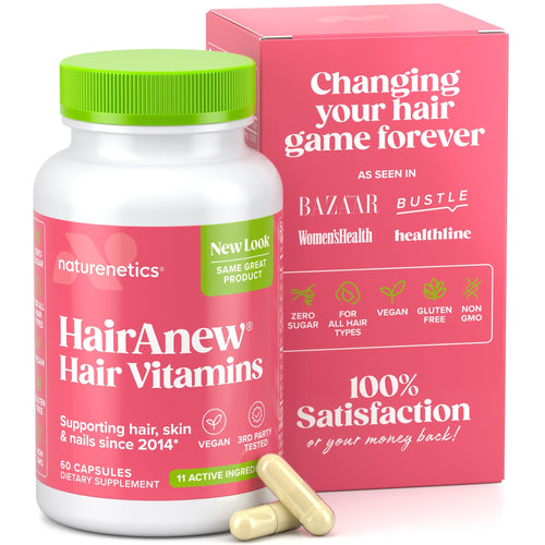 Hair Growth Vitamins for Women & Men - 5000mcg Biotin, 11 Ingredients