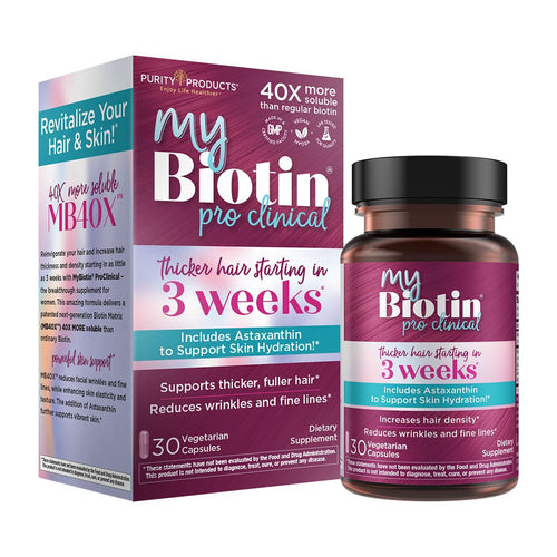 Purity Products MyBiotin ProClinical - Biotin - Thicker Hair in 3 Weeks