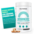 Hair Growth Supplements for Women, Ages 30 and Up - Clinically Tested for Visibly Thicker Hair with Biotin 10,000mcg, Vitamins, Keratin, Collagen, Saw Palmetto, Supports Scalp, Skin & Nails, 120 ct
