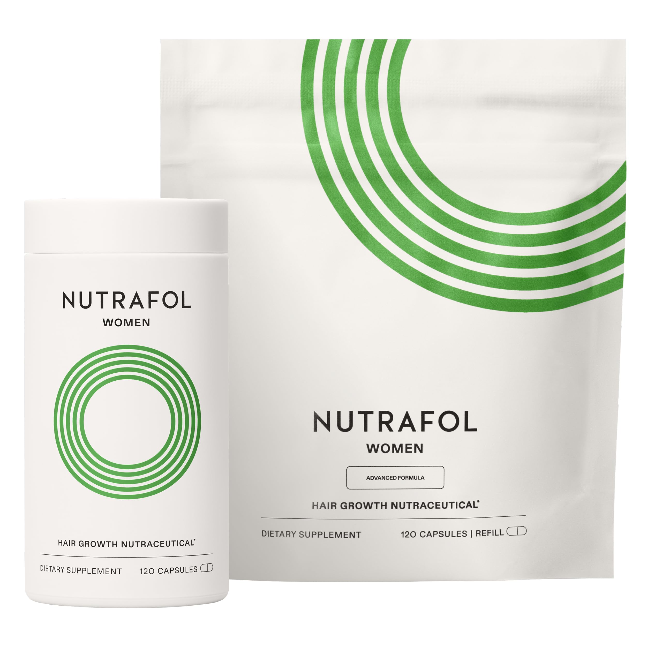 Nutrafol Women Hair Growth Supplements, Ages 18-44, 2-Month Bundle