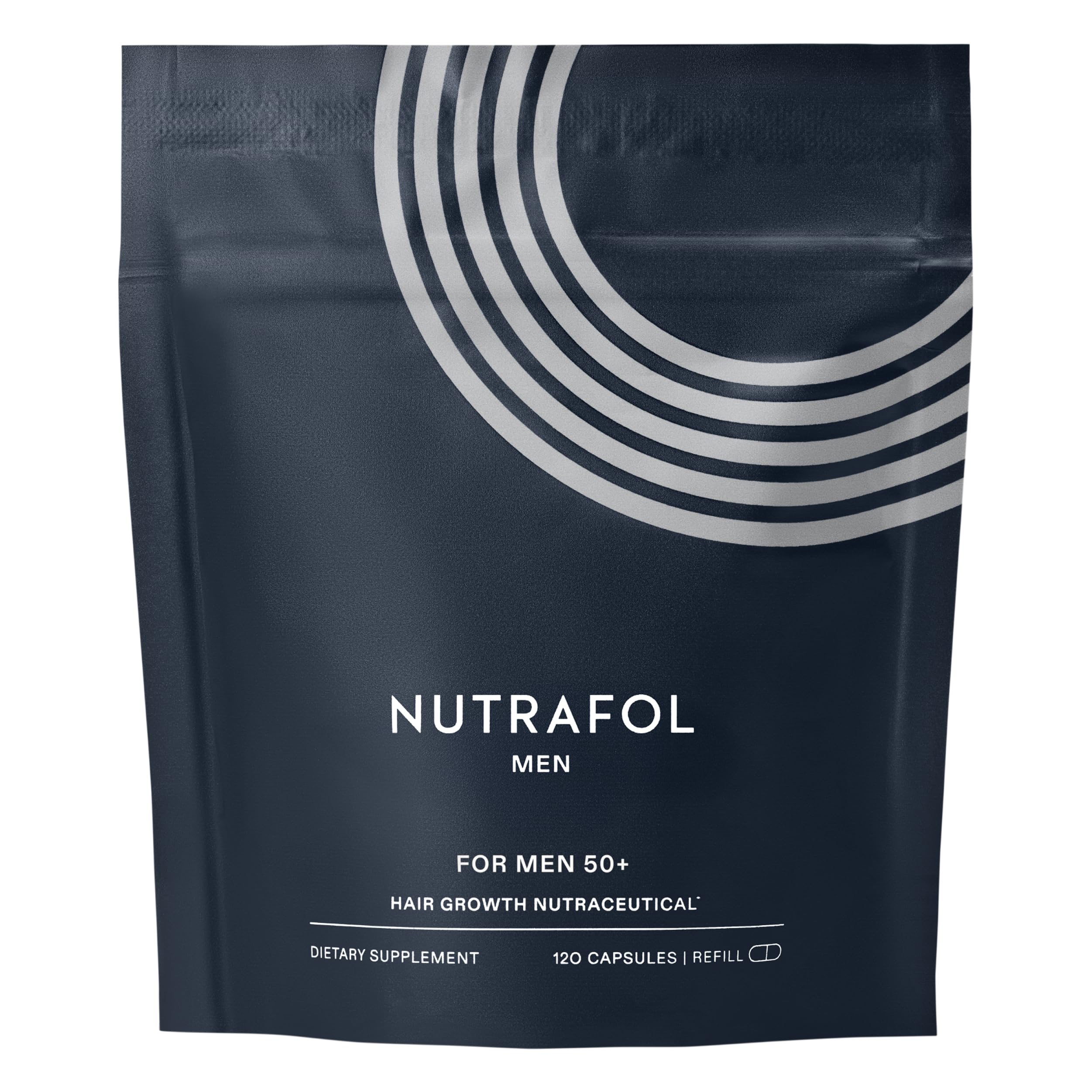 Nutrafol Men 50+ Hair Growth Supplements, Age 50+, 1-Month Pouch