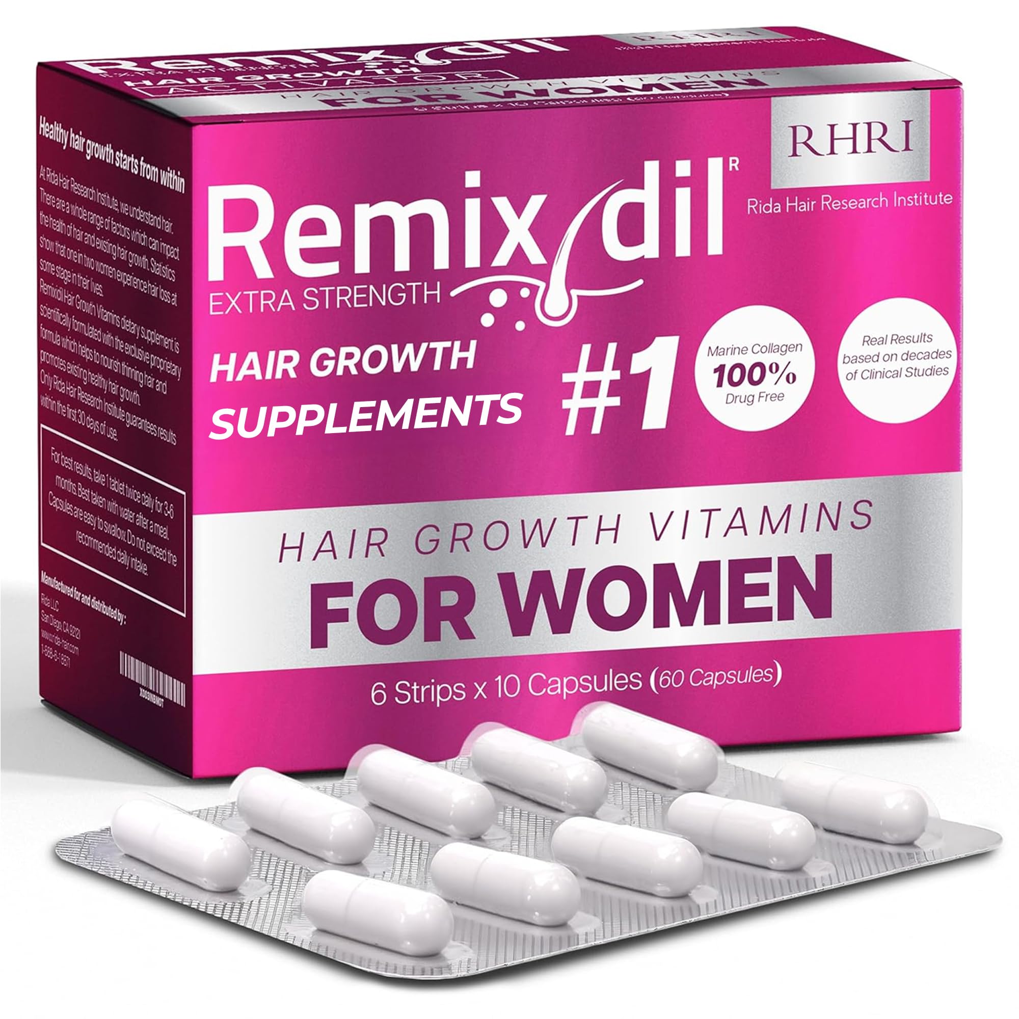 Hair Growth Vitamins Hair Growth Supplements For Women for Thinning Hair