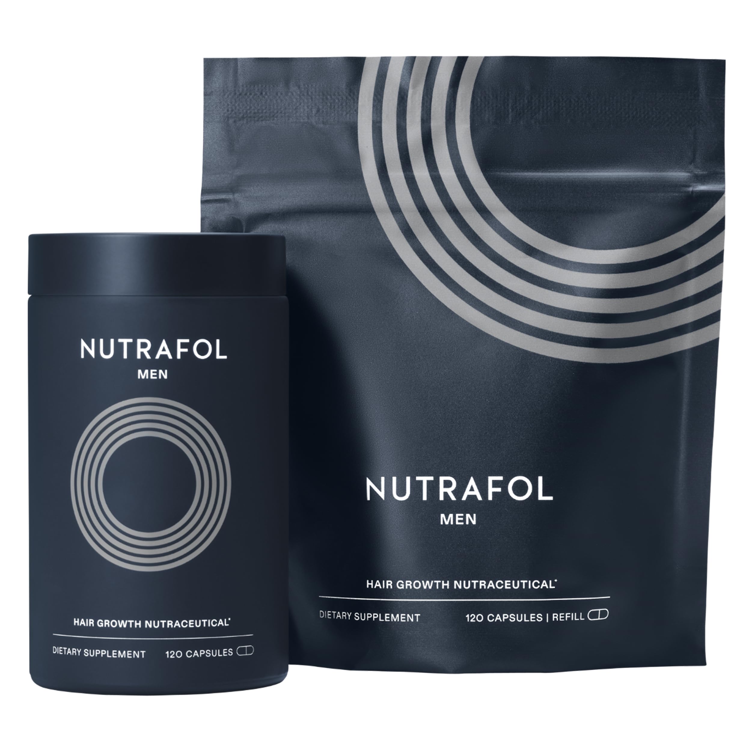 Nutrafol Men Hair Growth Supplements, Ages 18-49, 2-Month Bundle